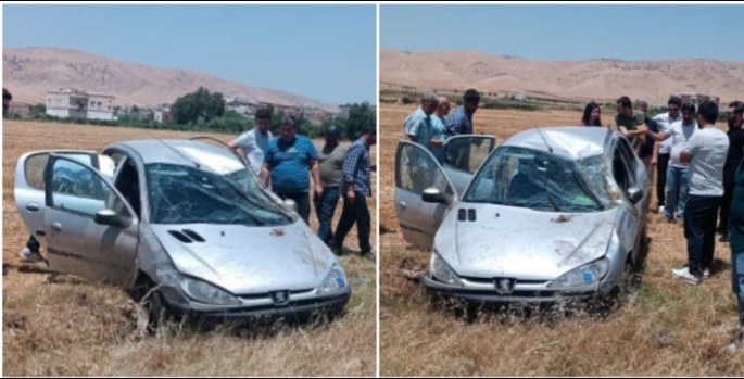 Nusaybin’de trafik kazası, 2 yaralı